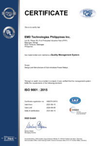 Philippines 2nd Factory ISO9001 Certificateのサムネイル
